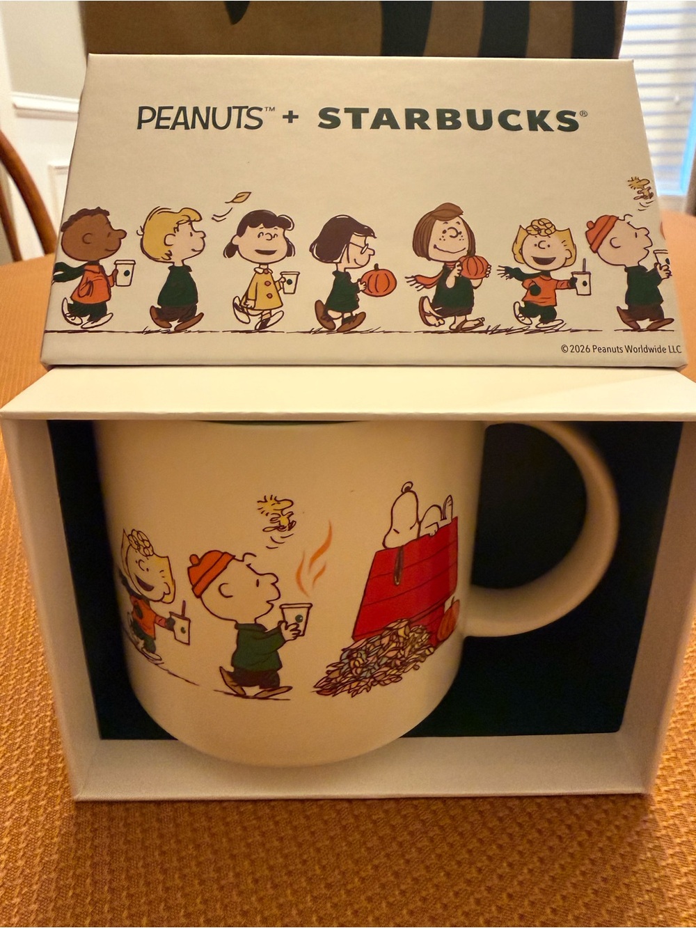 Starbucks x Peanuts Cream Ceramic Mug - Limited Edition Brand New! - Picture 2 of 6